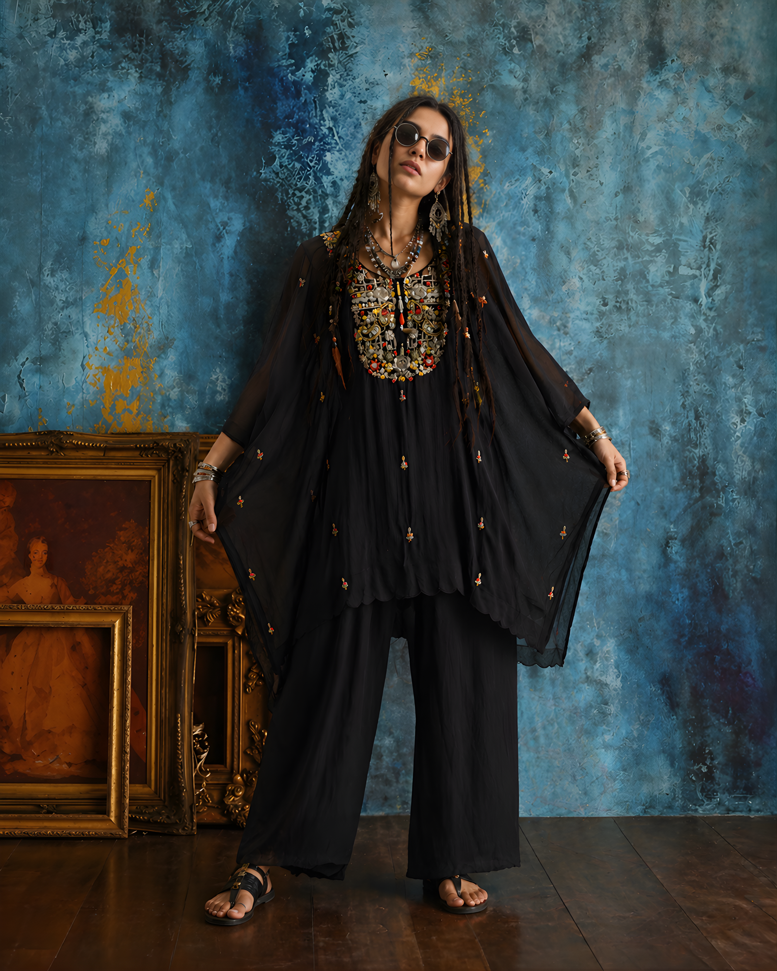 Rebel Rani Embroidered Set (Ready to Ship)