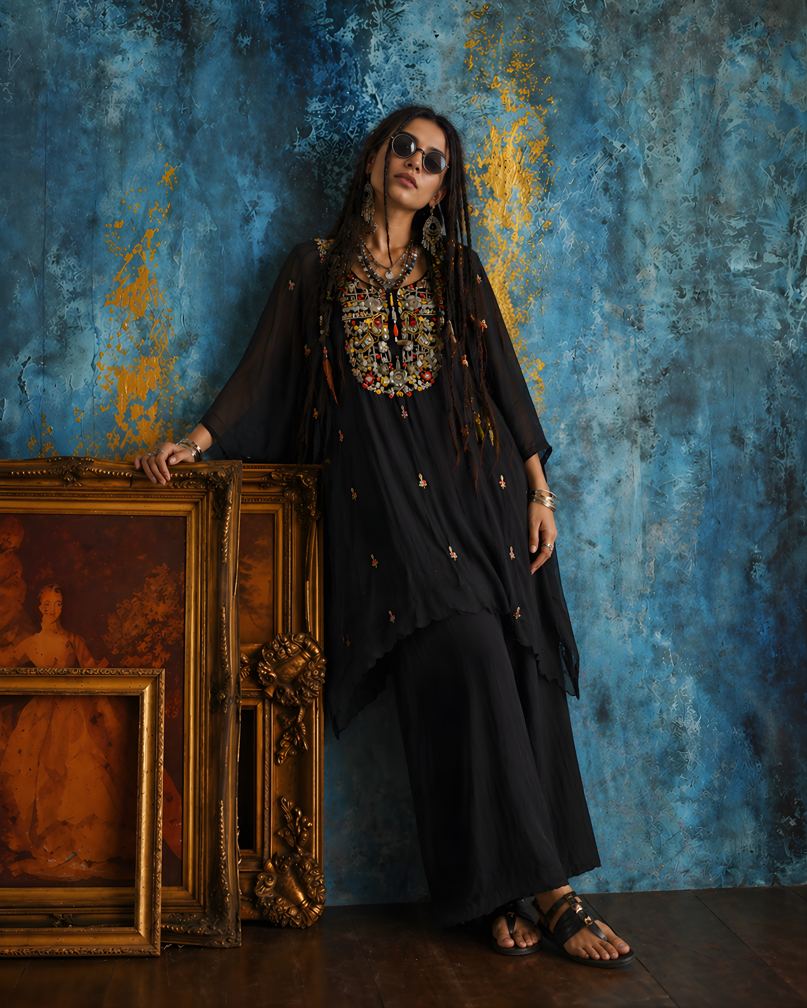 Rebel Rani Embroidered Set (Ready to Ship)
