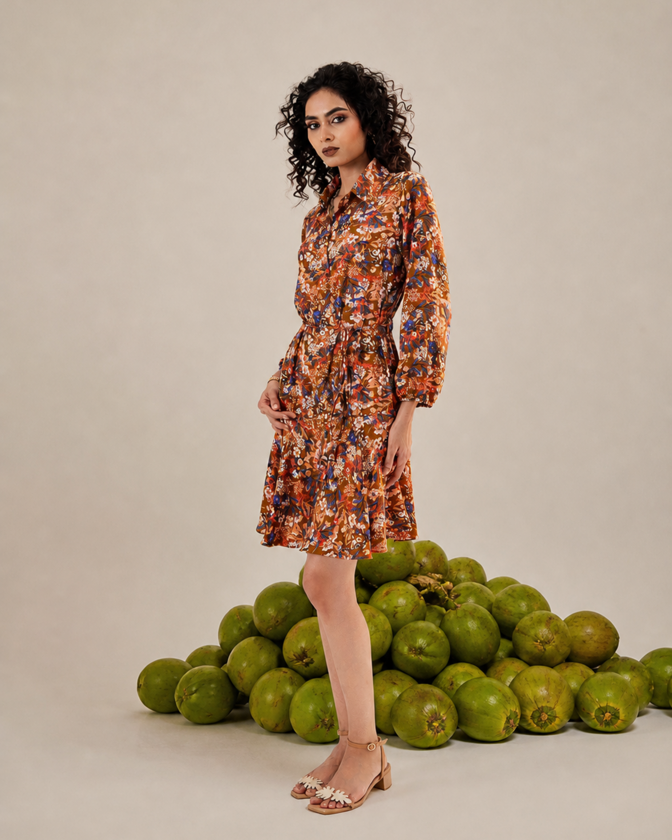Autumn Petal Dress (Made to Order)