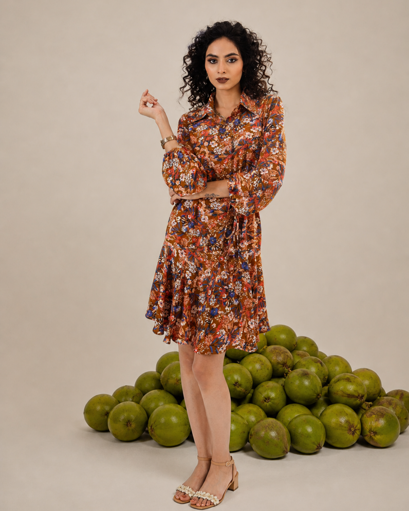 Autumn Petal Dress (Made to Order)