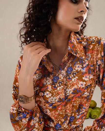 Autumn Petal Dress (Made to Order)