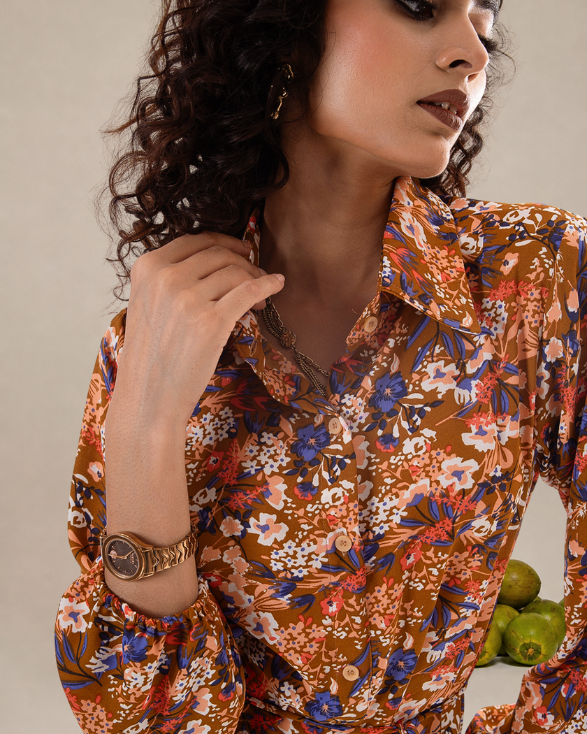 Autumn Petal Dress (Made to Order)