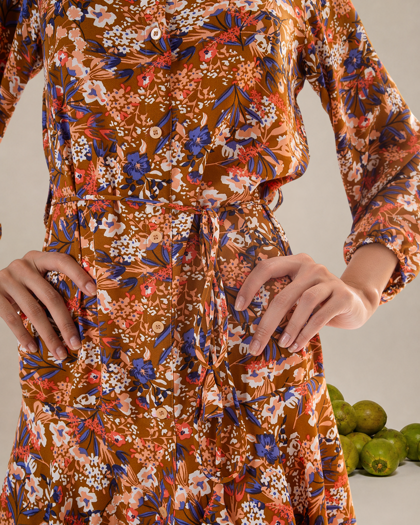 Autumn Petal Dress (Made to Order)