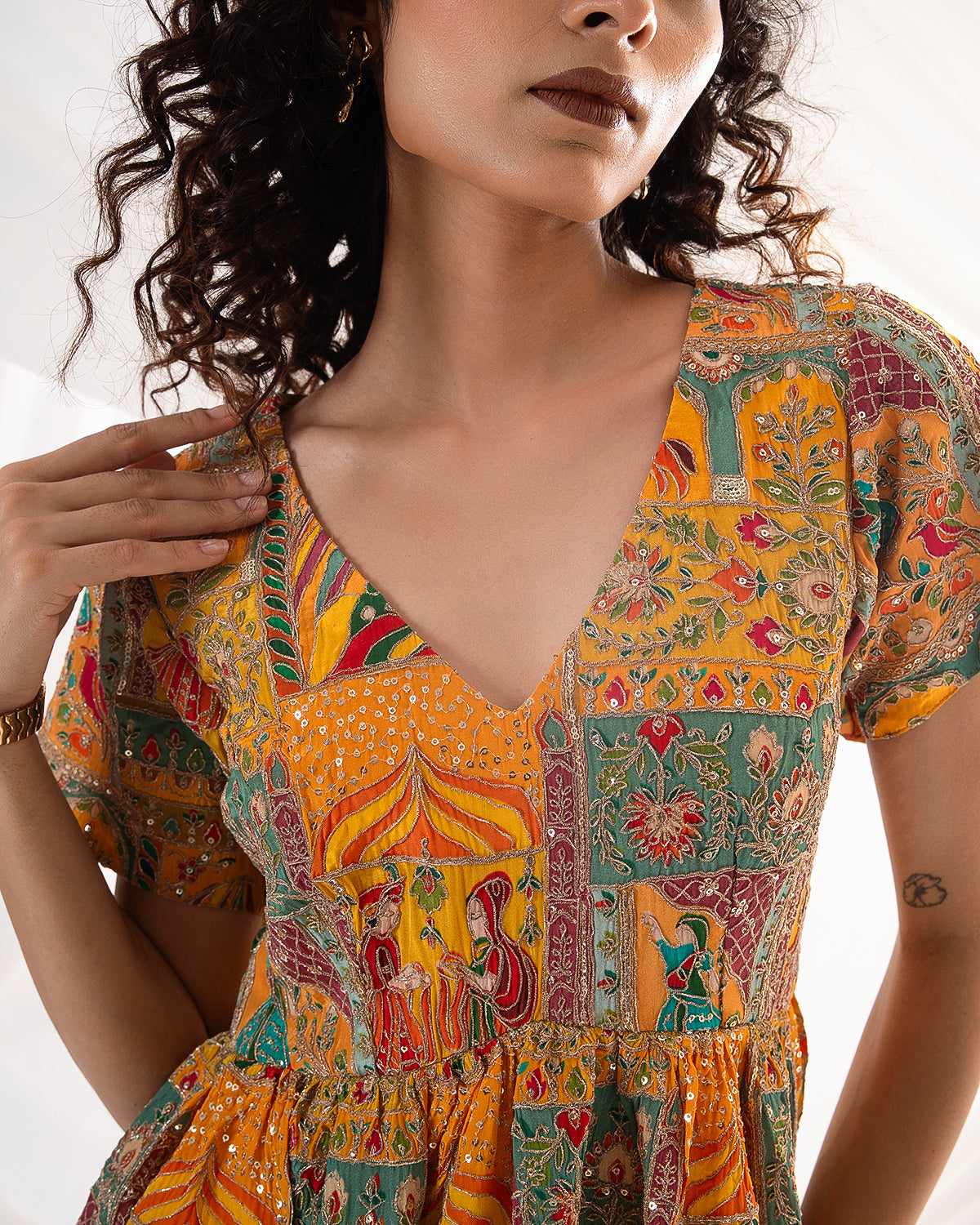 Amber Bloom Dress (Ready to Ship)