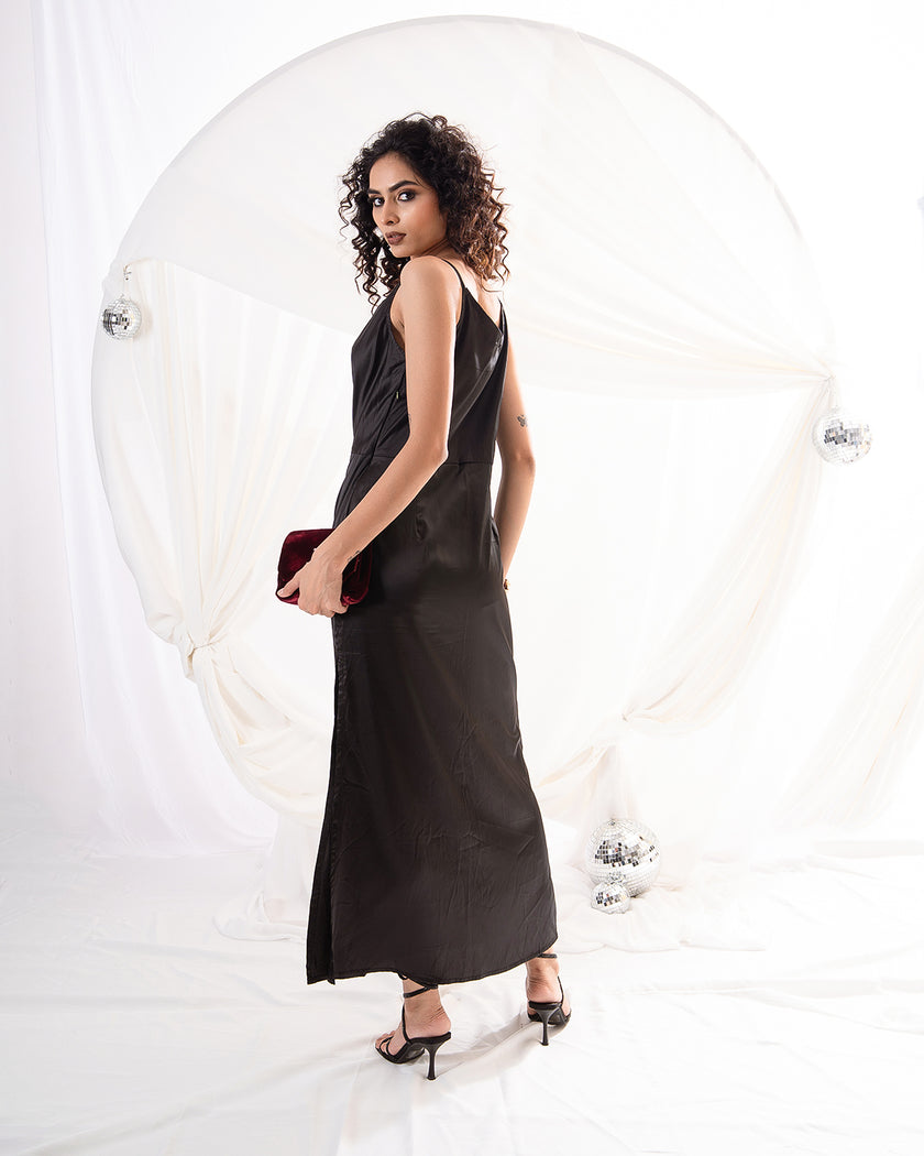 Noir Muse Slip Dress (Made to Order)