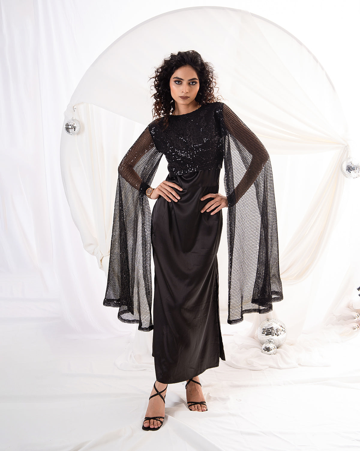 Celestial Noir Gown (Made to Order)