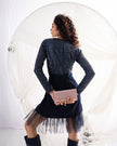 Midnight Soirée Dress (Ready to Ship)