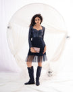 Midnight Soirée Dress (Ready to Ship)