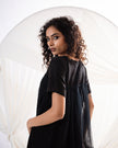 Midnight Ruffle Sheer Dress (Ready to Ship)
