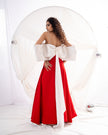 Scarlet Dusk Gown (Made to Order)