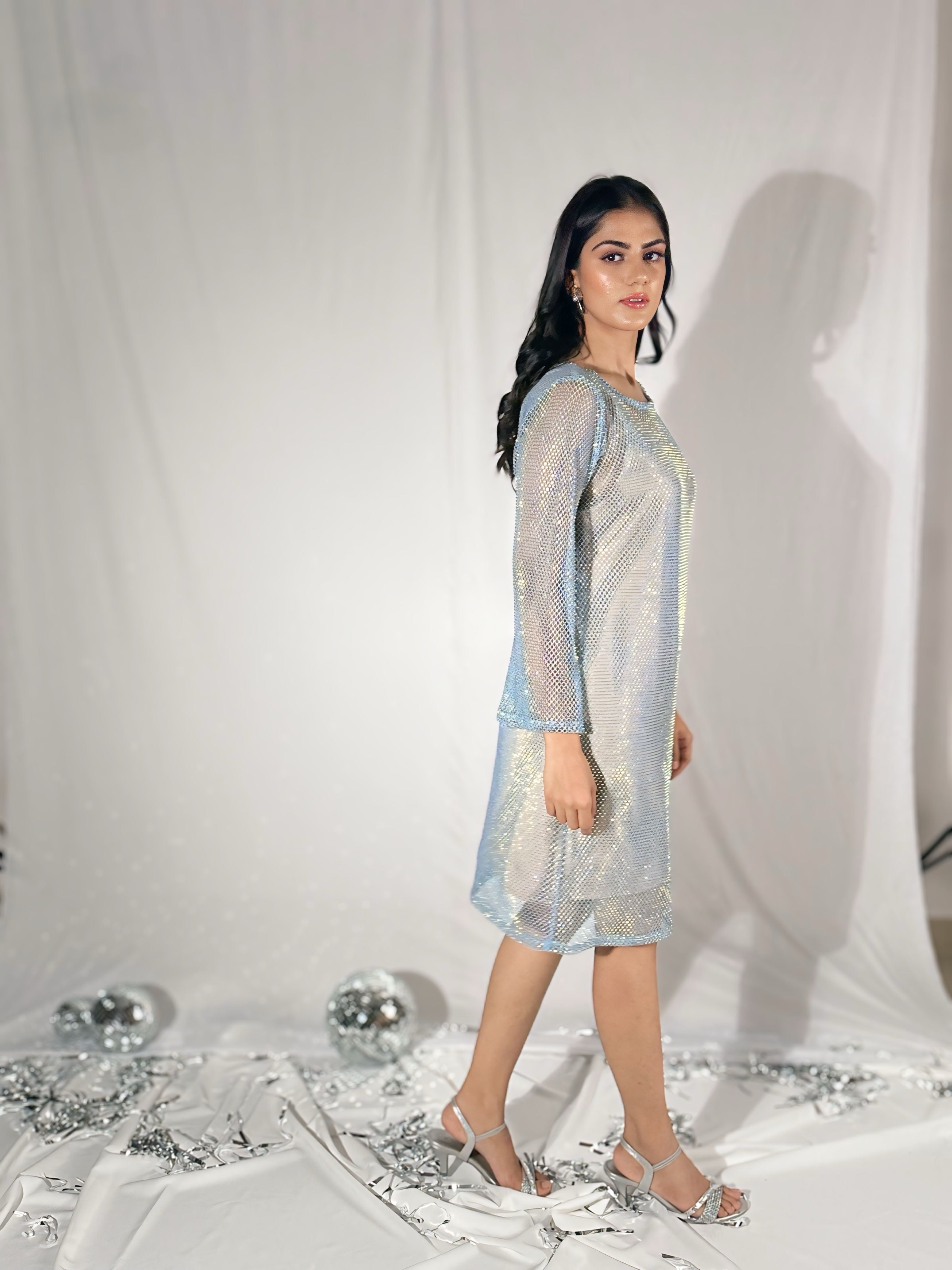 Moonbeam Mesh Dress (Made to Order)