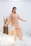 Blush Grid Panel Co-Ord Set (Ready to Ship)