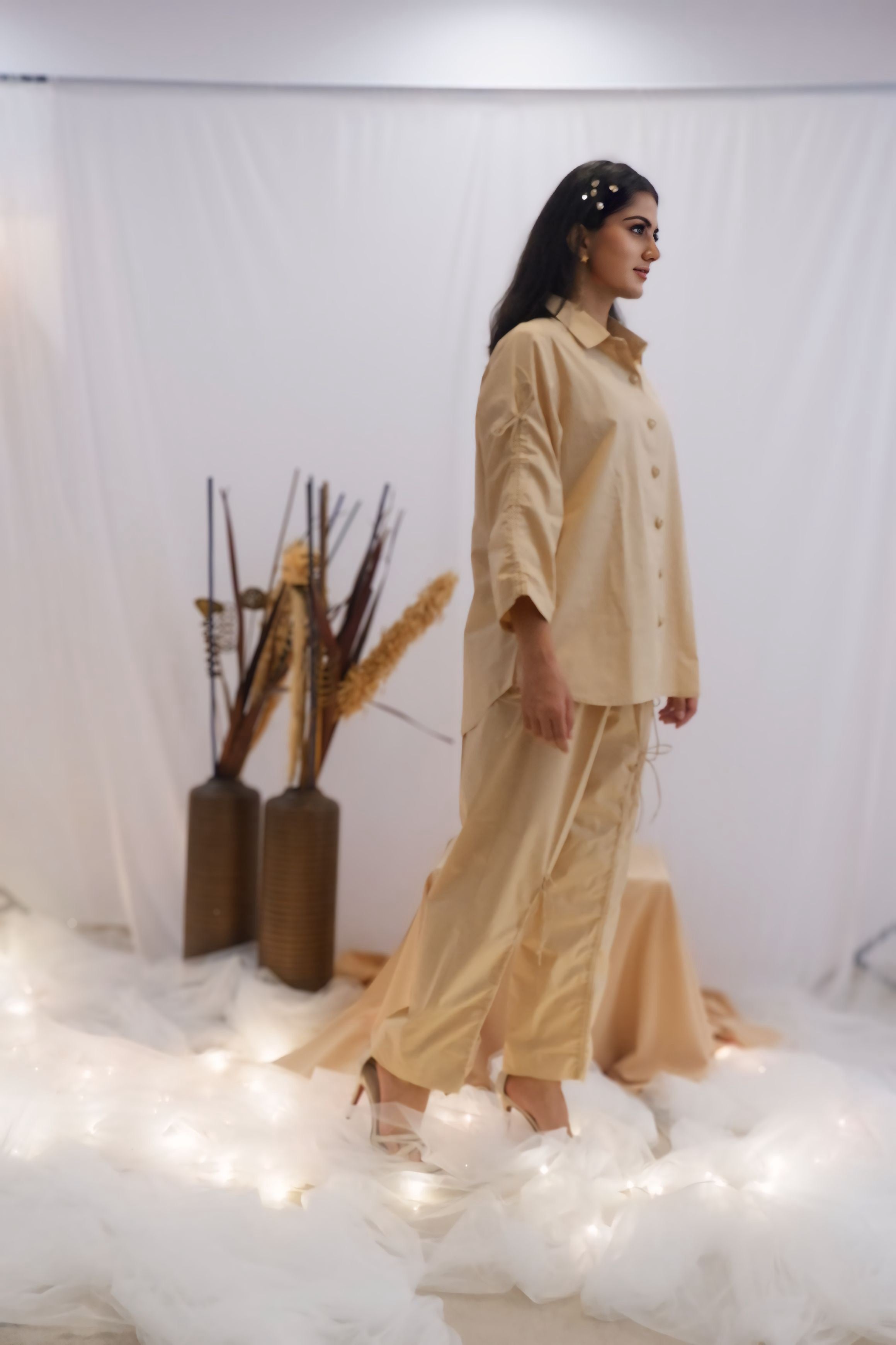 Beige Utility Co-Ord Set (Ready to Ship)