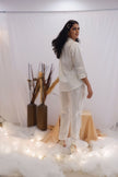 All-White Drawstring Co-Ord Set (Ready to Ship)